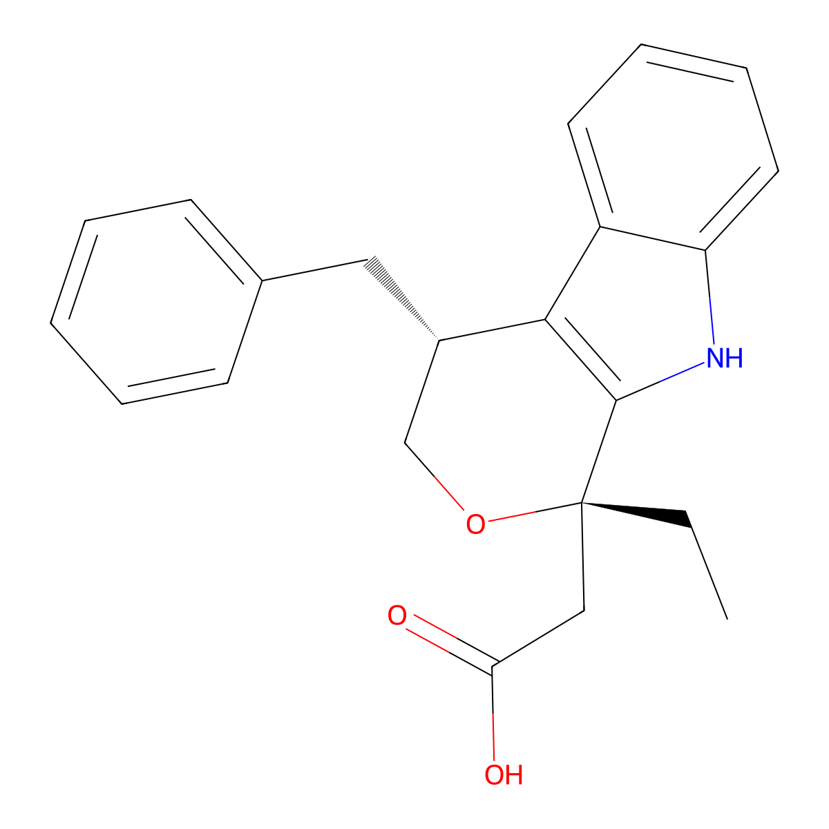 Pemedolac molecular structure, CAS 114030-44-3