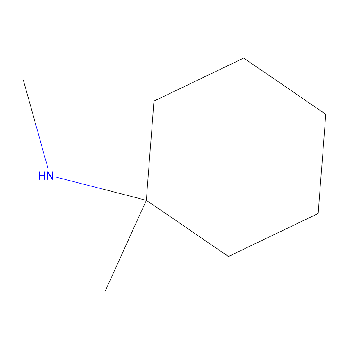 N,1-dimethylcyclohexan-1-amine molecular structure, CAS 114035-89-1