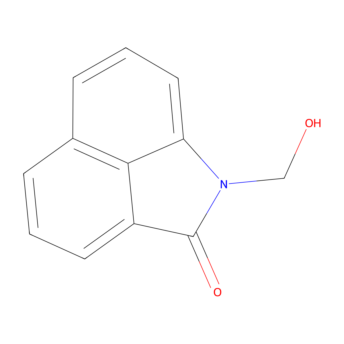 1-(hydroxymethyl)benzo[cd]indol-2(1H)-one molecular structure, CAS 114044-22-3