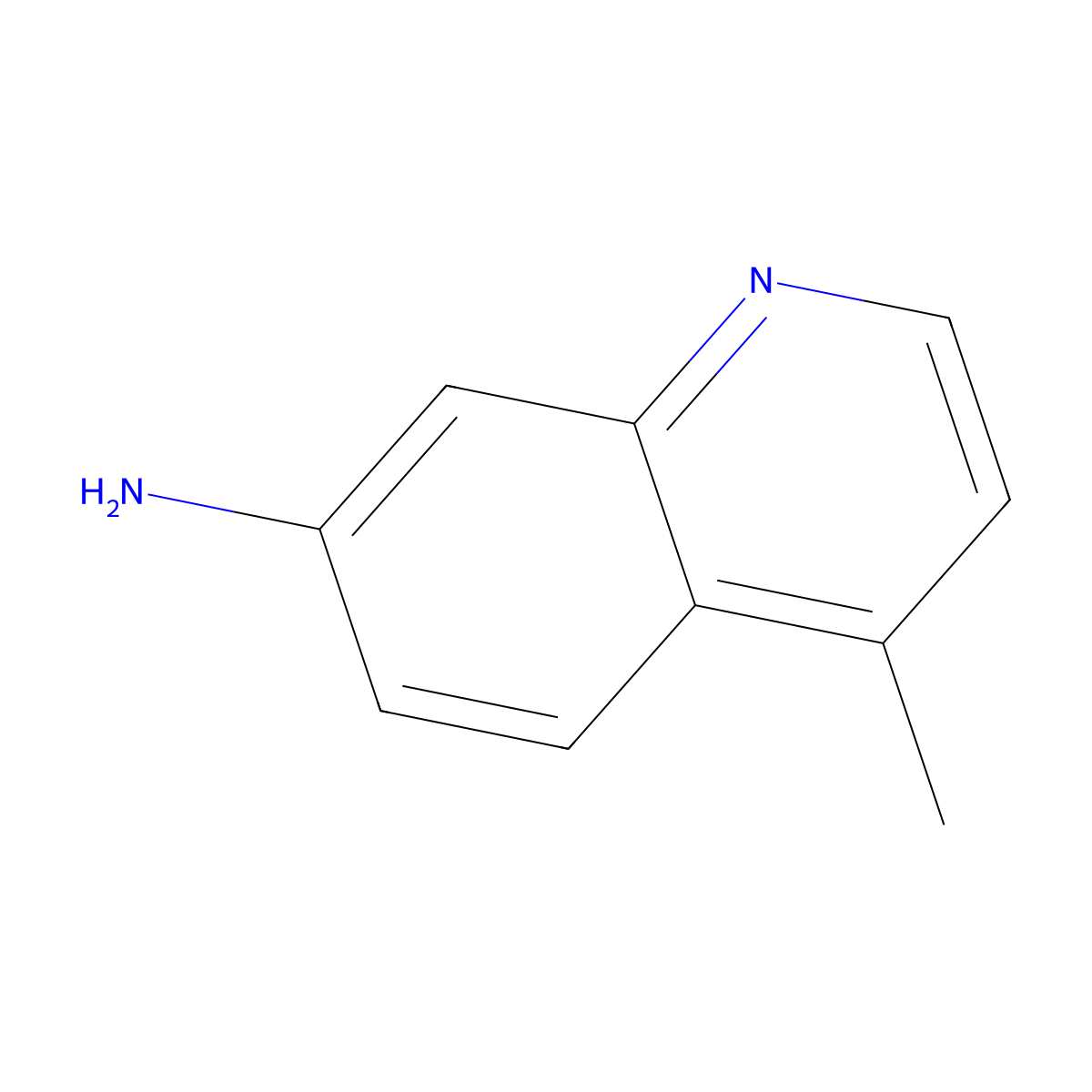 4-Methylquinolin-7-amine molecular structure, CAS 114058-79-6