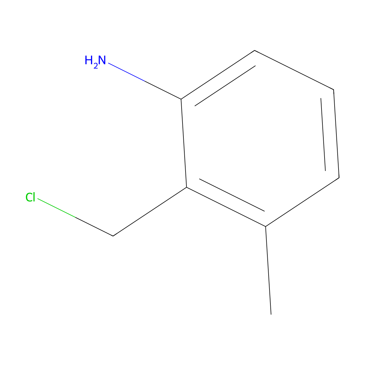 2-(Chloromethyl)-3-methylaniline molecular structure, CAS 114060-00-3