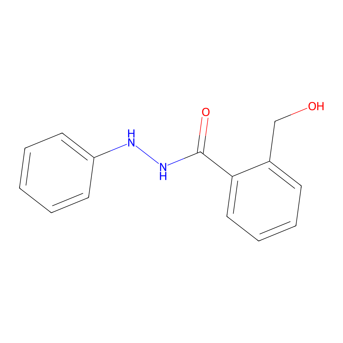2-(hydroxymethyl)-N'-phenylbenzohydrazide molecular structure, CAS 114068-91-6
