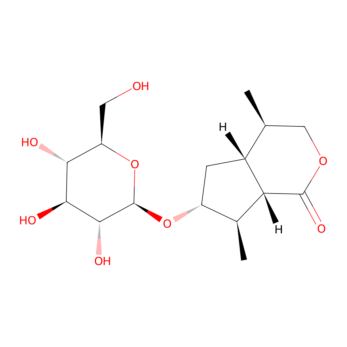 Nepetaside molecular structure, CAS 114076-56-1