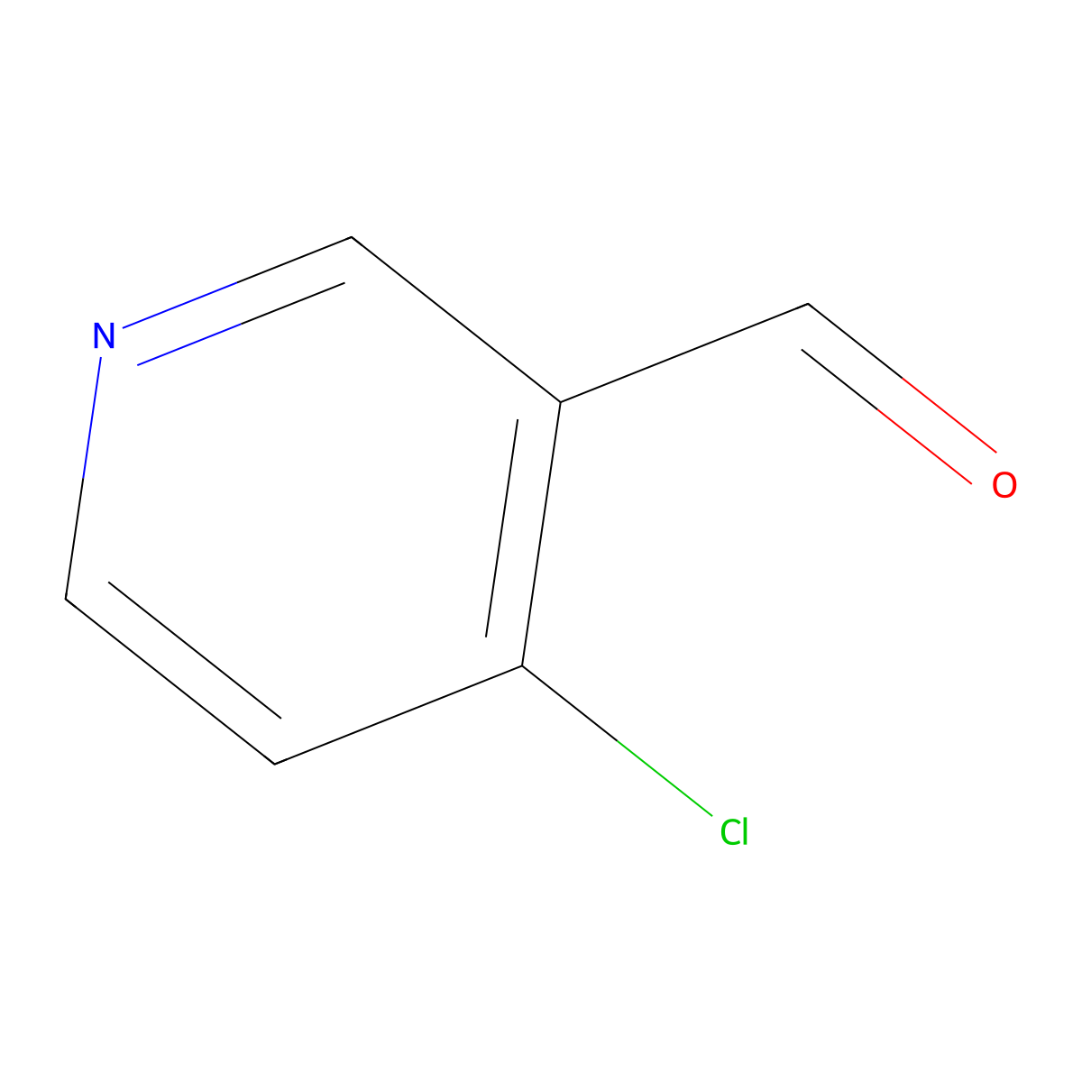 4-Chloropyridine-3-carbaldehyde molecular structure, CAS 114077-82-6