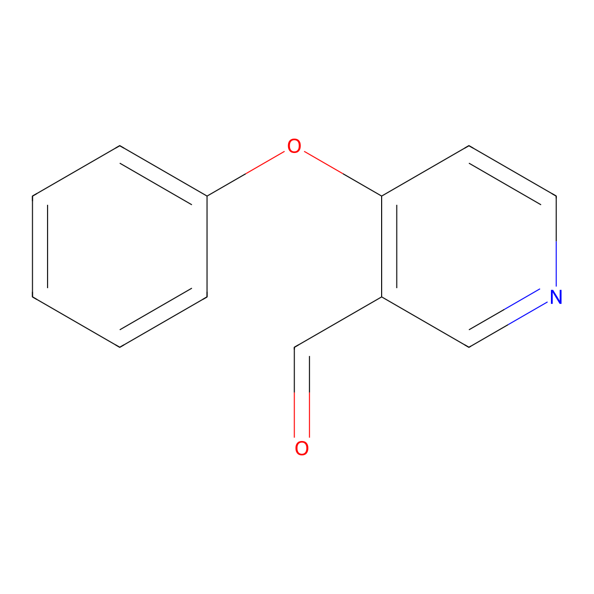 4-Phenoxynicotinaldehyde molecular structure, CAS 114077-83-7