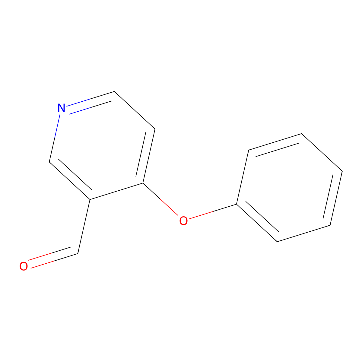4-Phenoxynicotinaldehyde molecular structure, CAS 114077-83-7