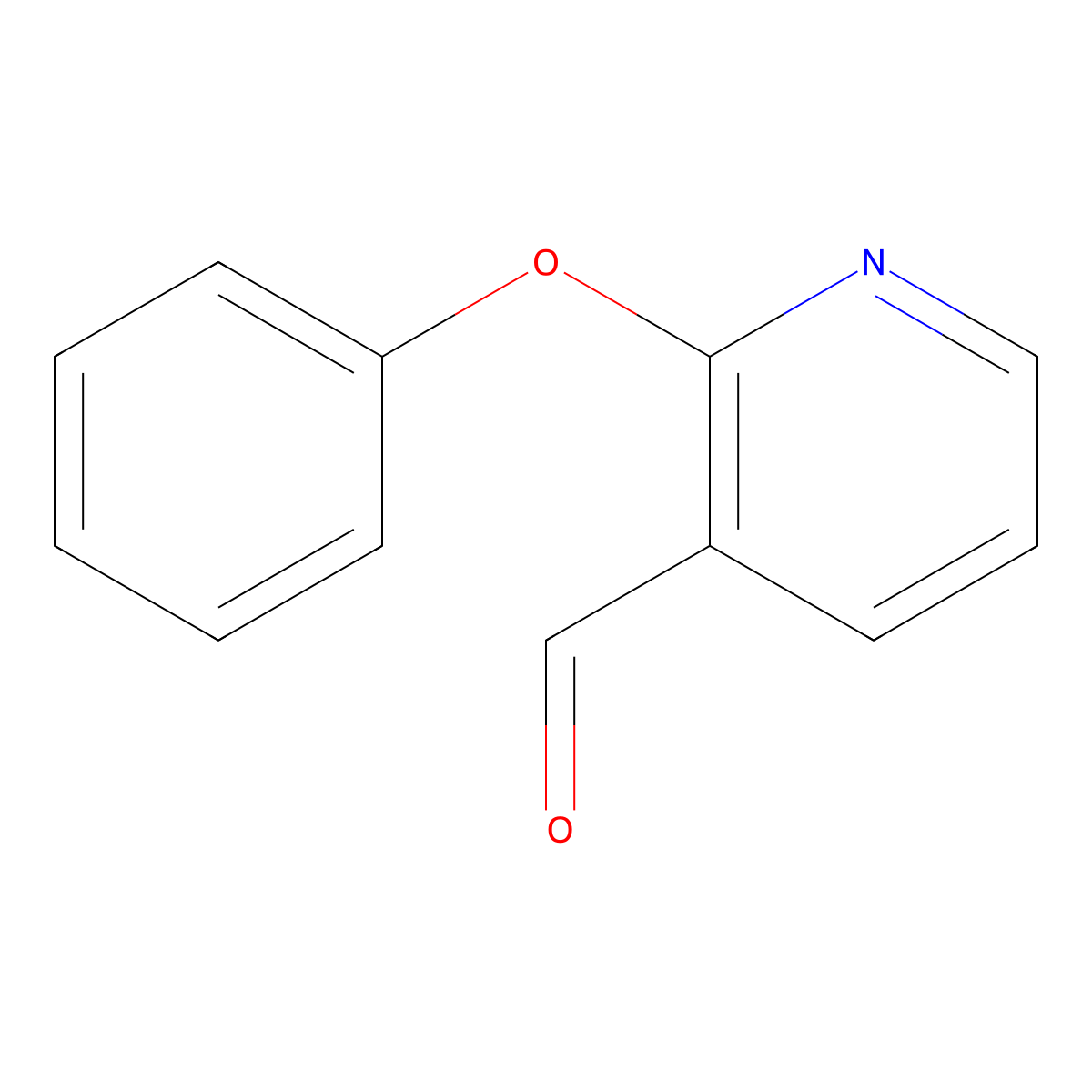 2-Phenoxynicotinaldehyde molecular structure, CAS 114077-93-9