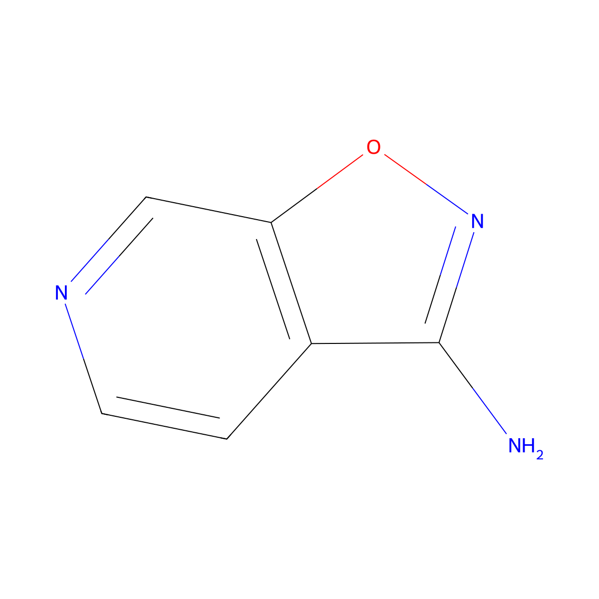 [1,2]Oxazolo[5,4-c]pyridin-3-amine molecular structure, CAS 114080-94-3