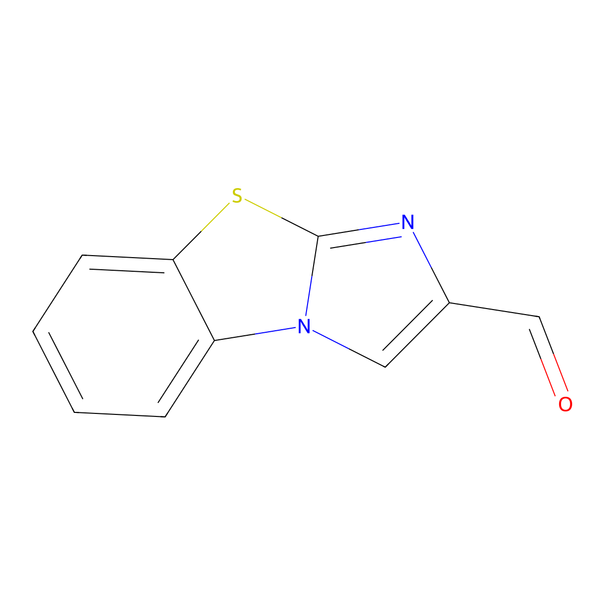 Imidazo[2,1-b][1,3]benzothiazole-2-carbaldehyde molecular structure, CAS 114095-04-4