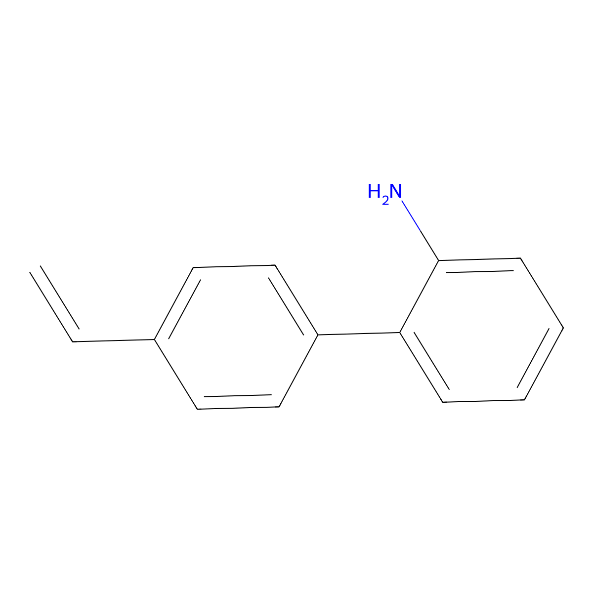 2-(4-Ethenylphenyl)aniline molecular structure, CAS 1140969-97-6