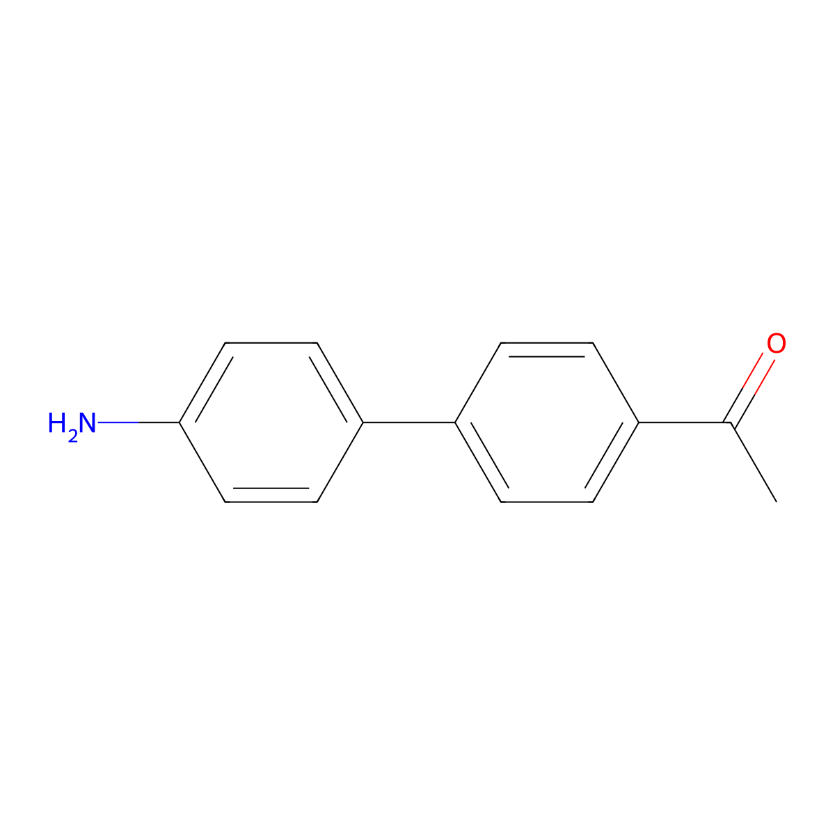 1-(4'-Amino-biphenyl-4-yl)-ethanone molecular structure, CAS 1141-39-5