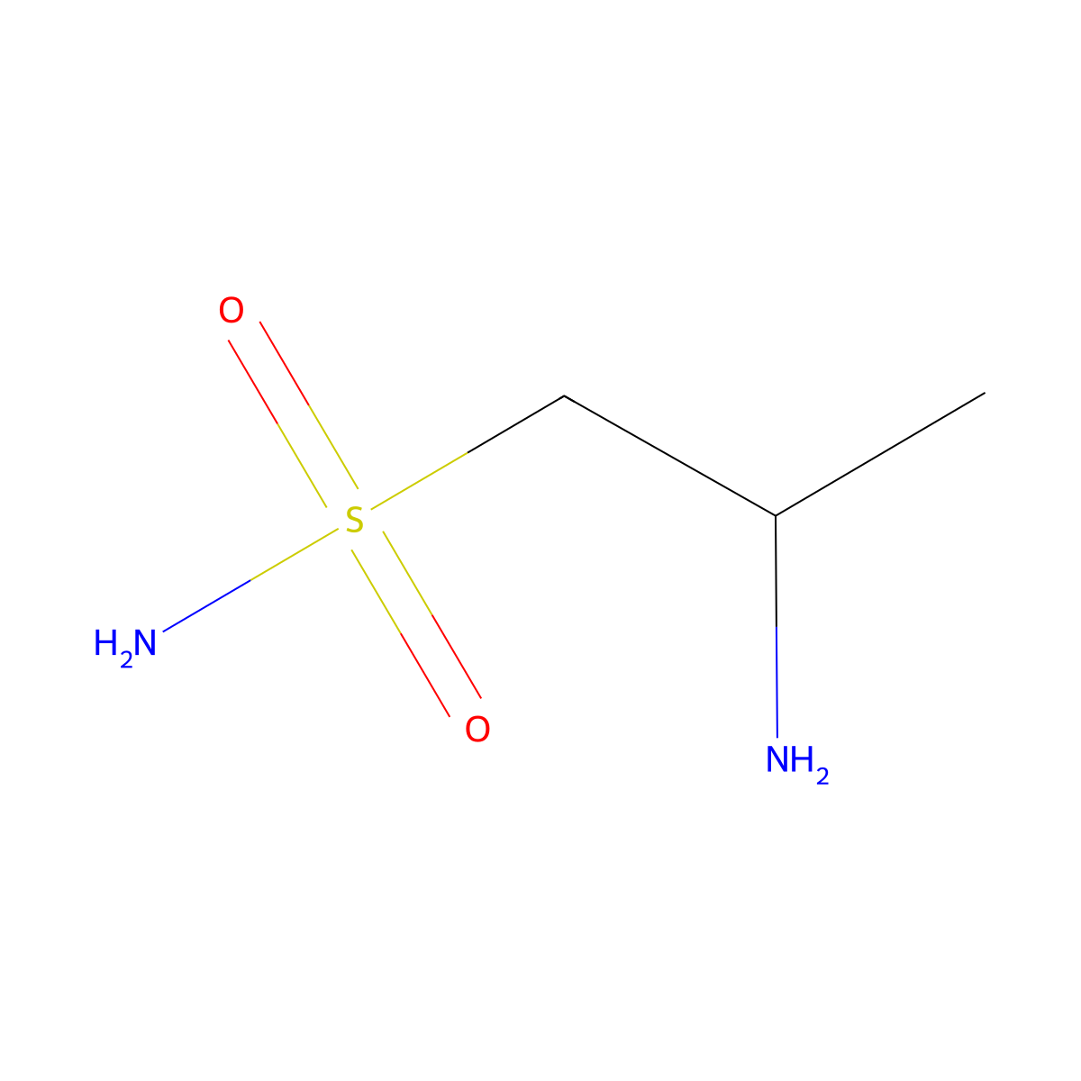 (2S)-2-aminopropane-1-sulfonamide molecular structure, CAS 1141016-88-7