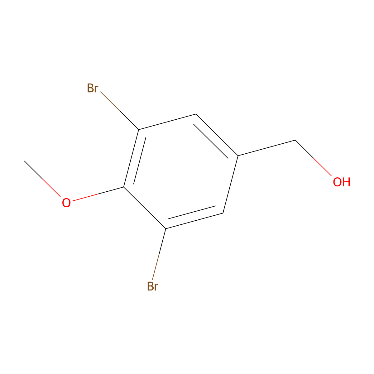 (3,5-Dibromo-4-methoxyphenyl)methanol molecular structure, CAS 114113-99-4