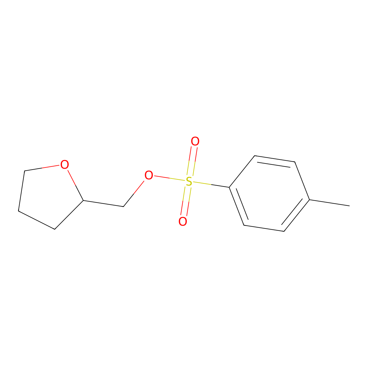 [(2S)-oxolan-2-yl]methyl 4-methylbenzene-1-sulfonate molecular structure, CAS 114114-90-8