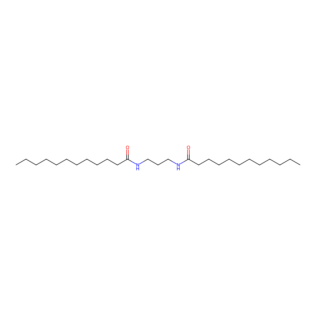 Dodecanamide, N,N'-1,3-propanediylbis- molecular structure, CAS 114118-81-9
