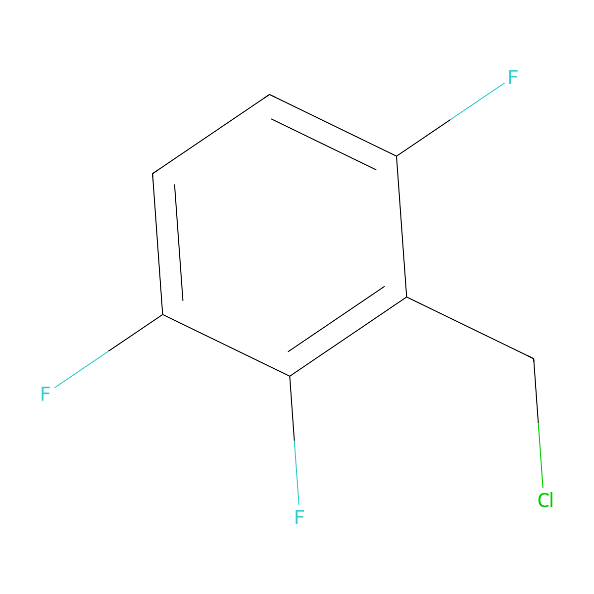 2-(Chloromethyl)-1,3,4-trifluorobenzene molecular structure, CAS 114152-20-4