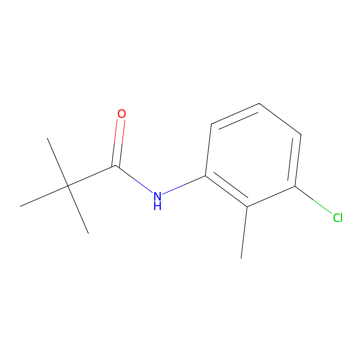 3'-Chloro-2,2,2'-trimethylpropionanilide molecular structure, CAS 114153-36-5
