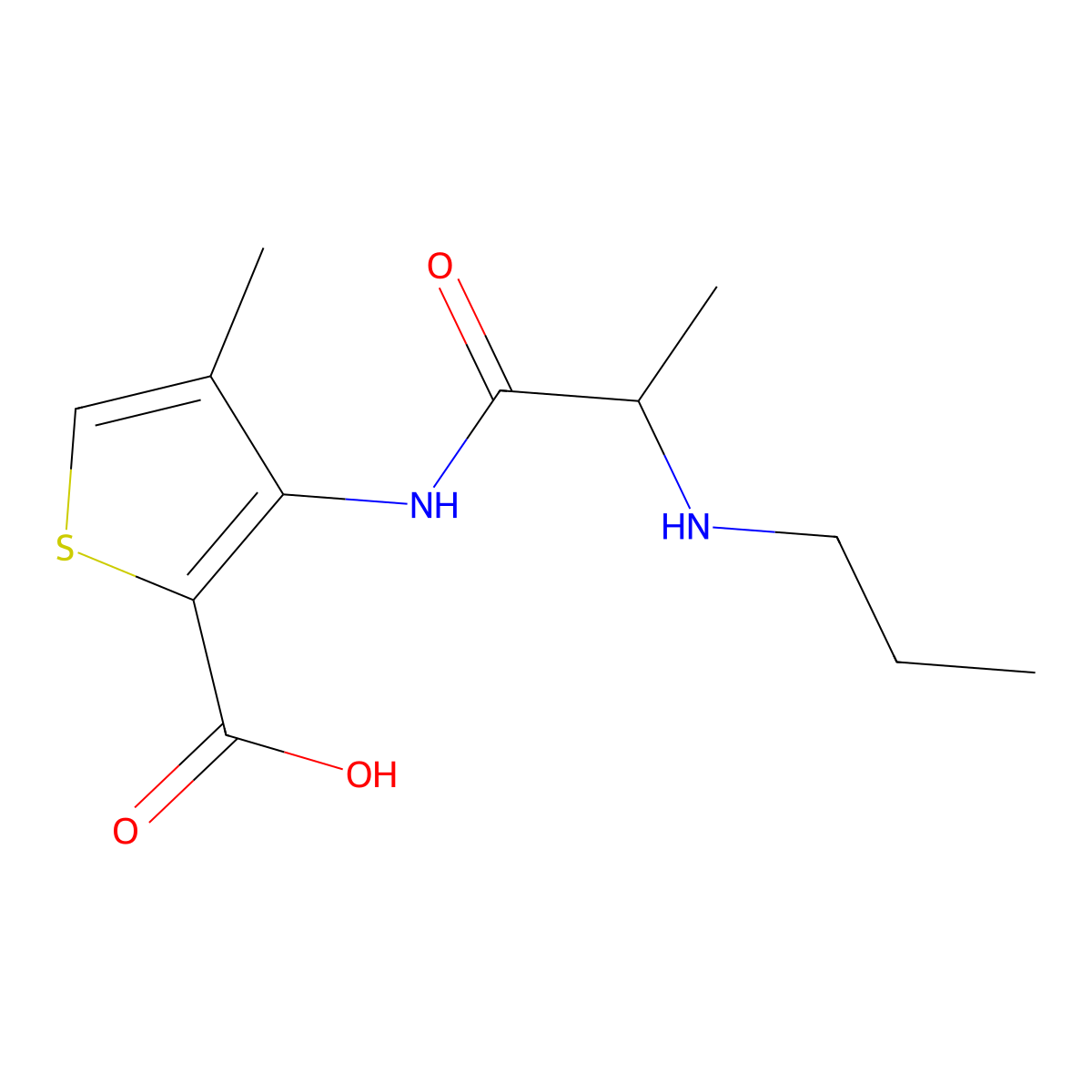 2-Carboxyarticaine molecular structure, CAS 114176-52-2