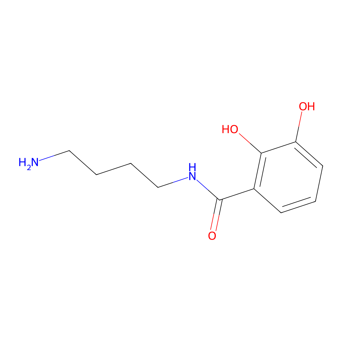 Aminochelin molecular structure, CAS 114191-64-9