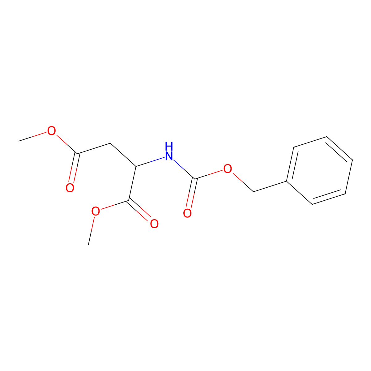 (R)-Dimethyl 2-(benzyloxycarbonylamino)succinate molecular structure, CAS 114195-61-8