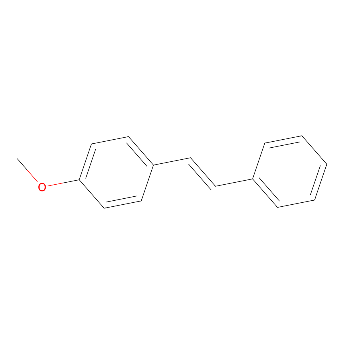 4-Methoxystilbene molecular structure, CAS 1142-15-0