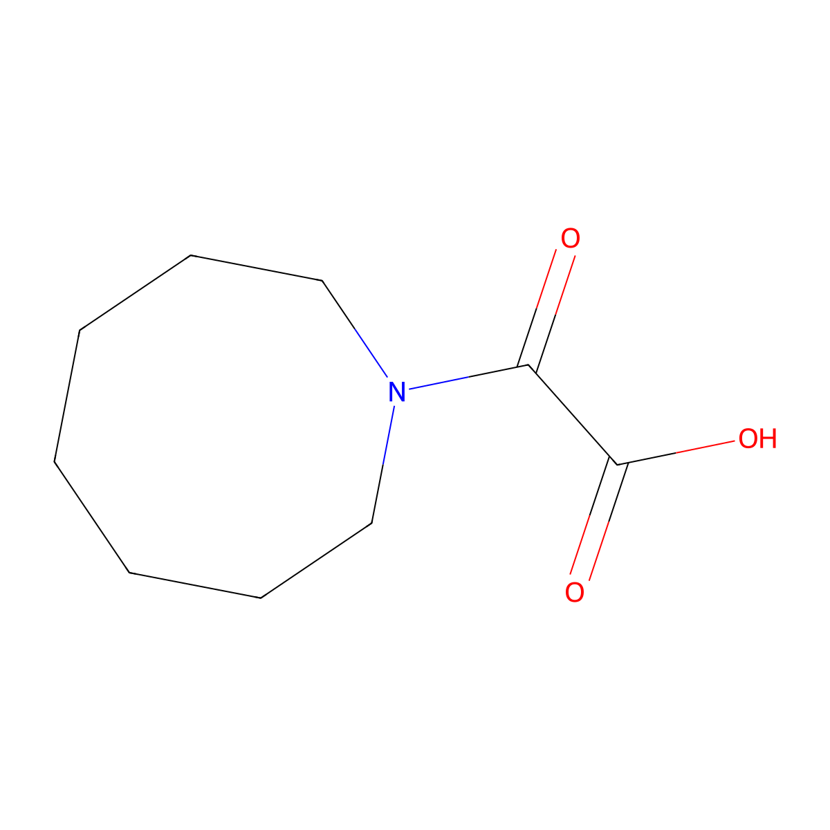 1(2H)-Azocineacetic acid, hexahydro-alpha-oxo- molecular structure, CAS 1142202-56-9