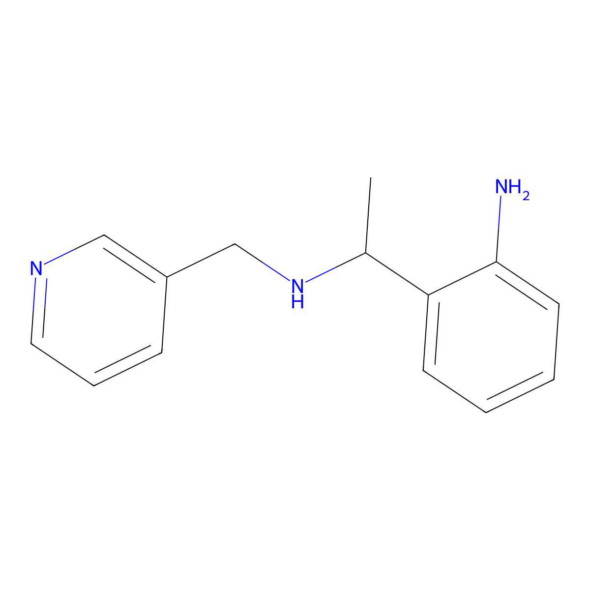 [1-(2-Aminophenyl)ethyl](pyridin-3-ylmethyl)amine molecular structure, CAS 1142214-26-3