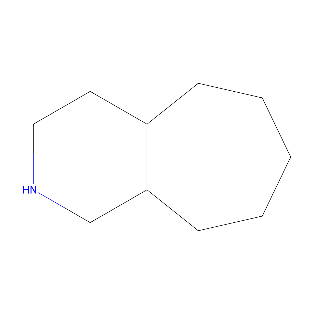 Decahydro-1h-cyclohepta[c]pyridine molecular structure, CAS 114223-32-4