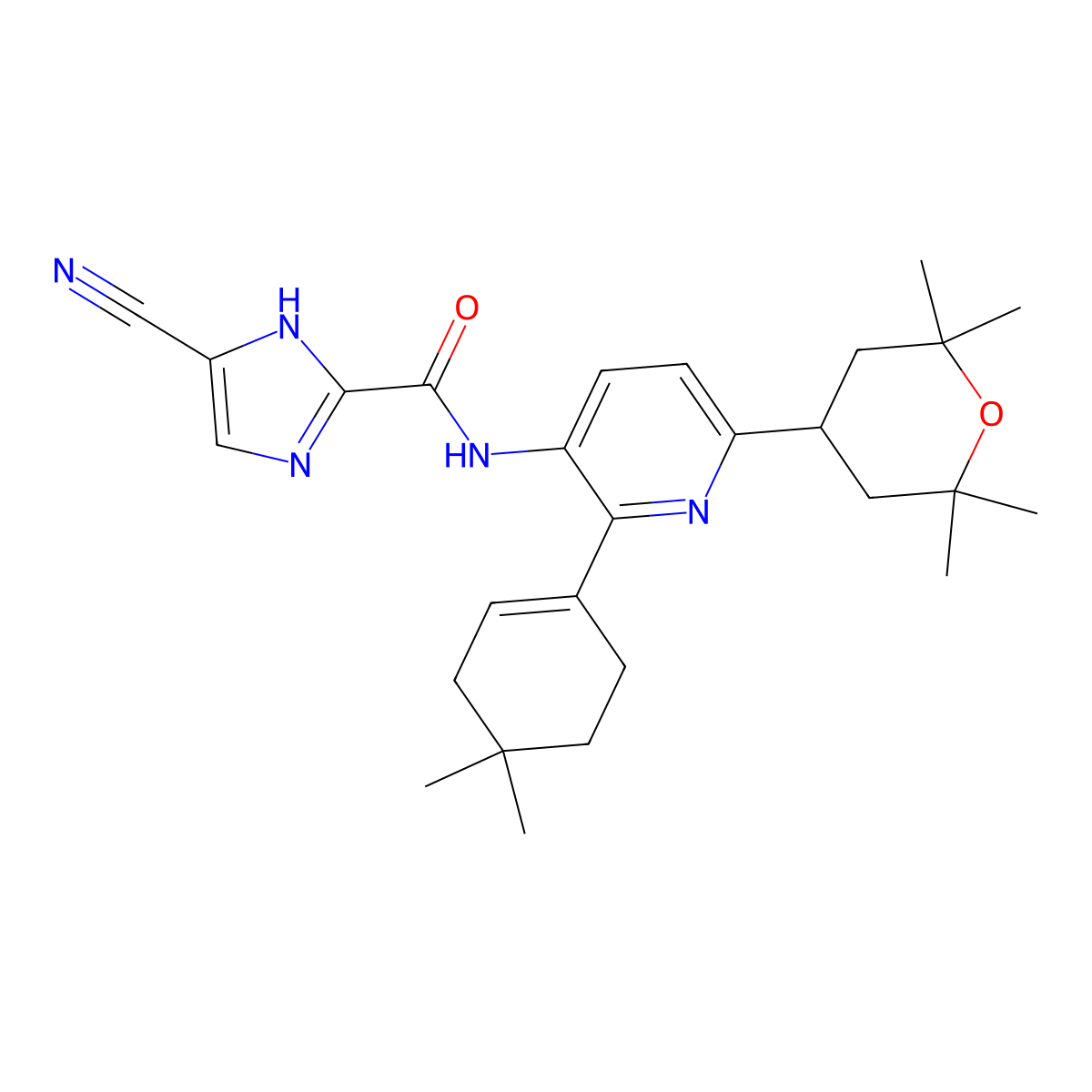 Edicotinib molecular structure, CAS 1142363-52-7
