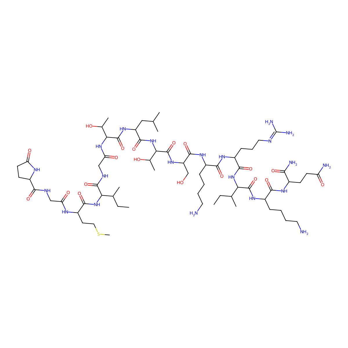 Levitide molecular structure, CAS 114281-19-5