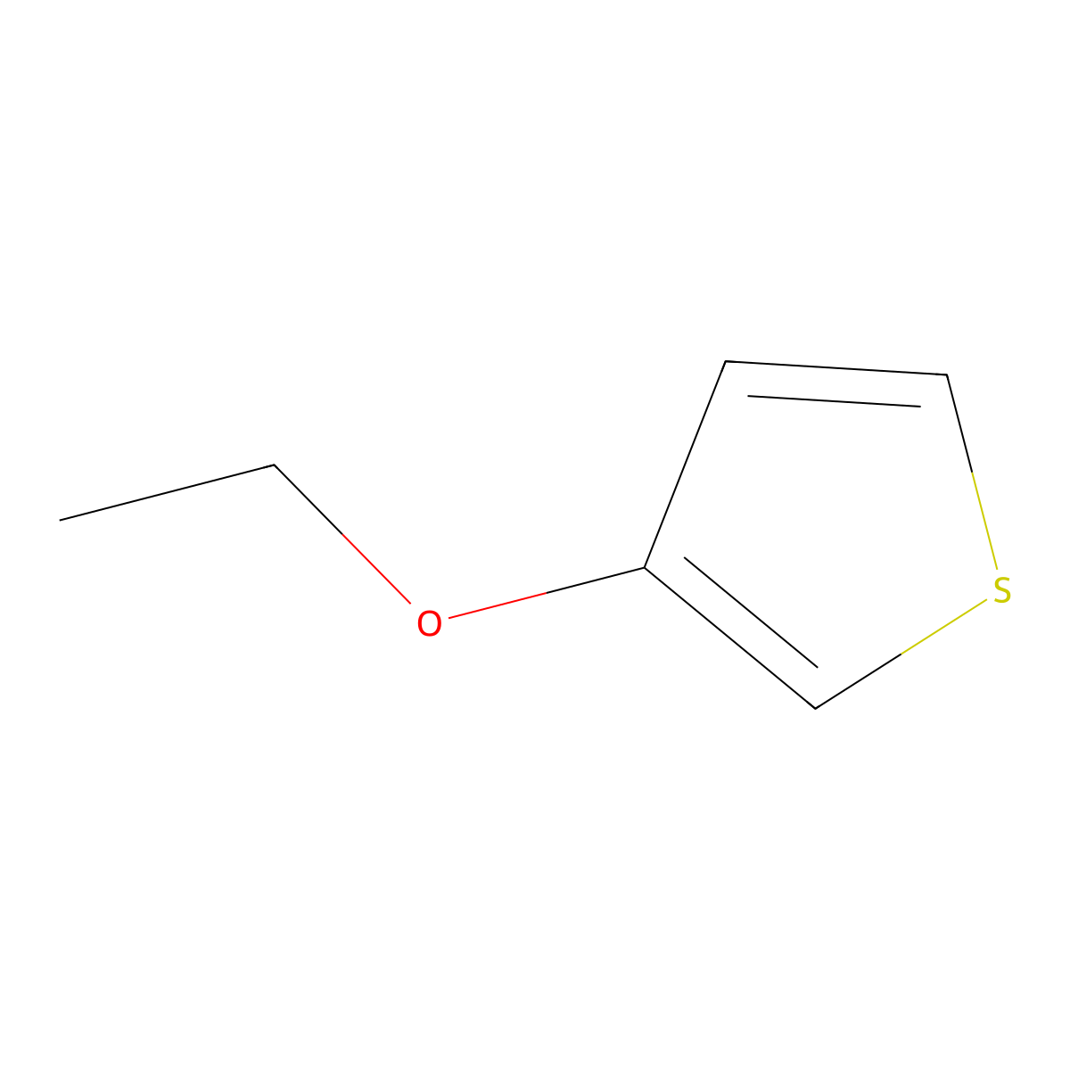 3-Ethoxythiophene molecular structure, CAS 114292-37-4