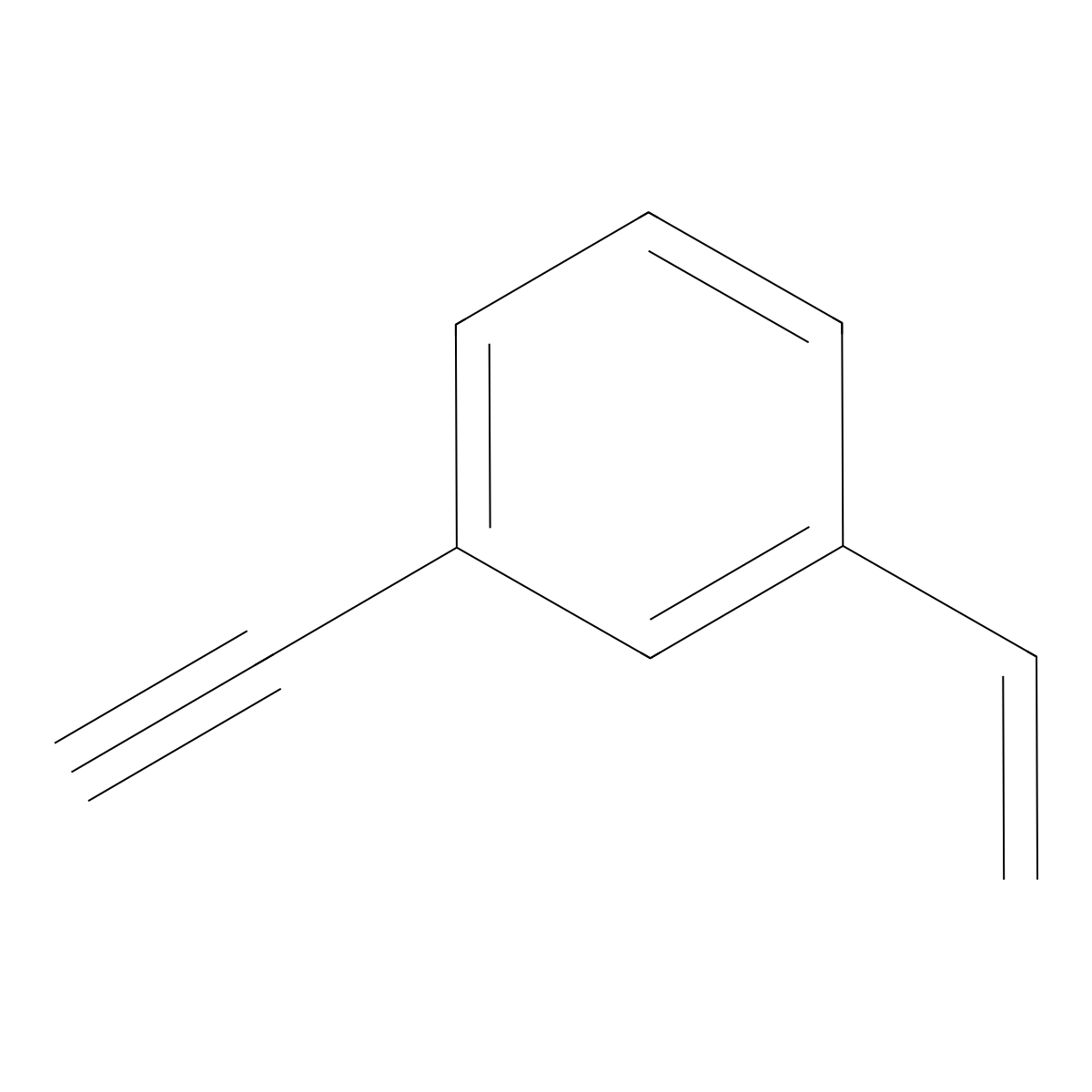 m-Ethynylstyrene molecular structure, CAS 114292-48-7