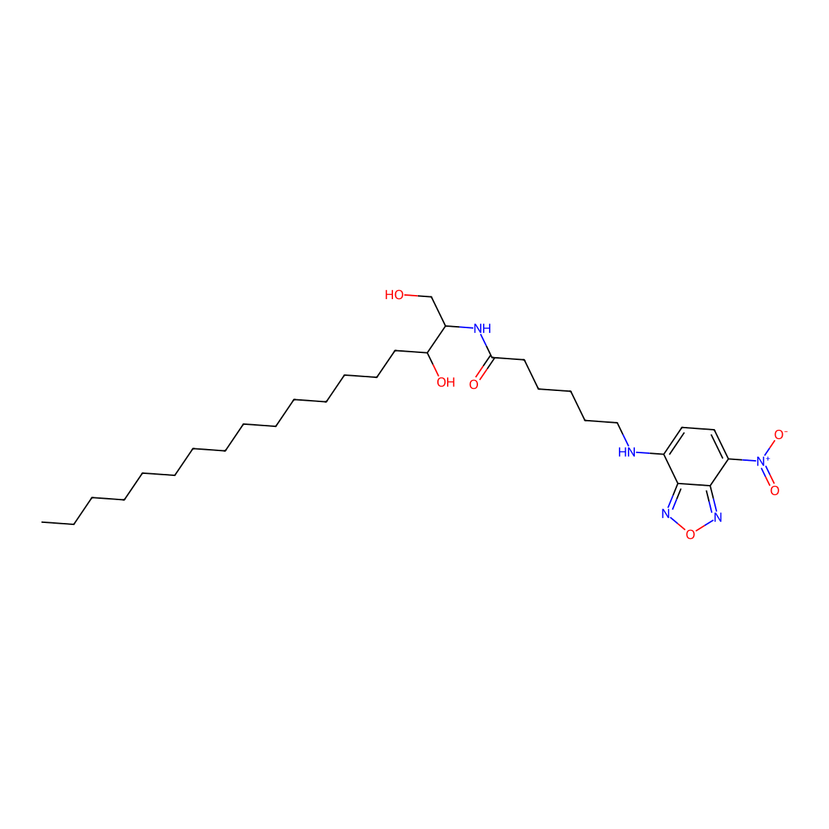 C6-NBD Sphinganine molecular structure, CAS 114301-97-2
