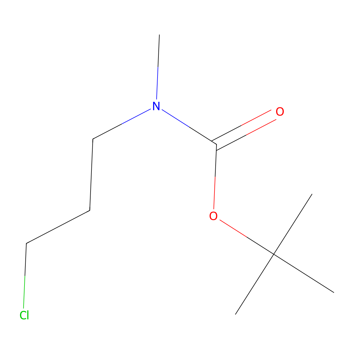 tert-Butyl (3-chloropropyl)methylcarbamate molecular structure, CAS 114326-14-6