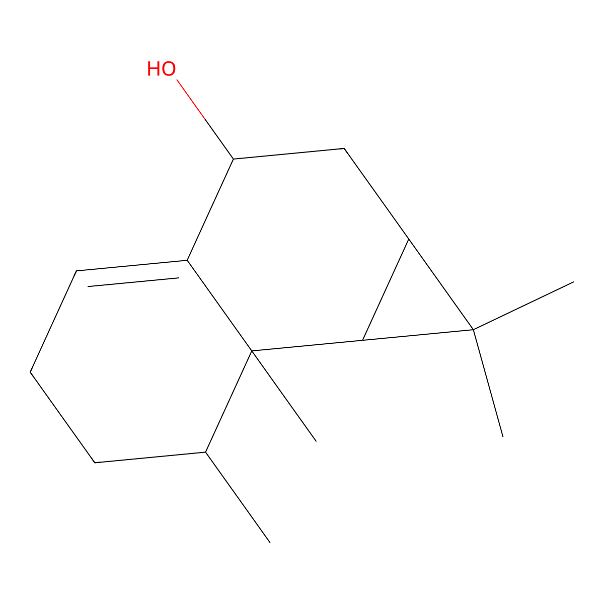 Aristol-1(10)-en-9-ol molecular structure, CAS 114339-94-5