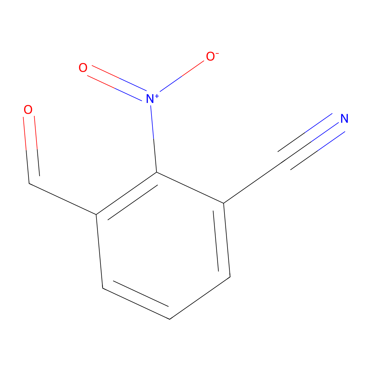 3-Cyano-2-nitrobenzaldehyde molecular structure, CAS 114344-00-2