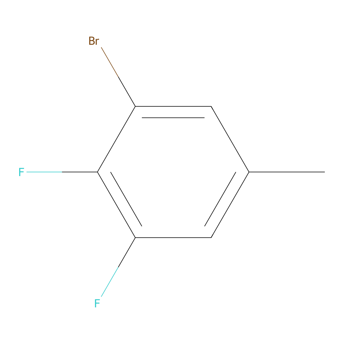 3-Bromo-4,5-difluorotoluene molecular structure, CAS 1143502-74-2
