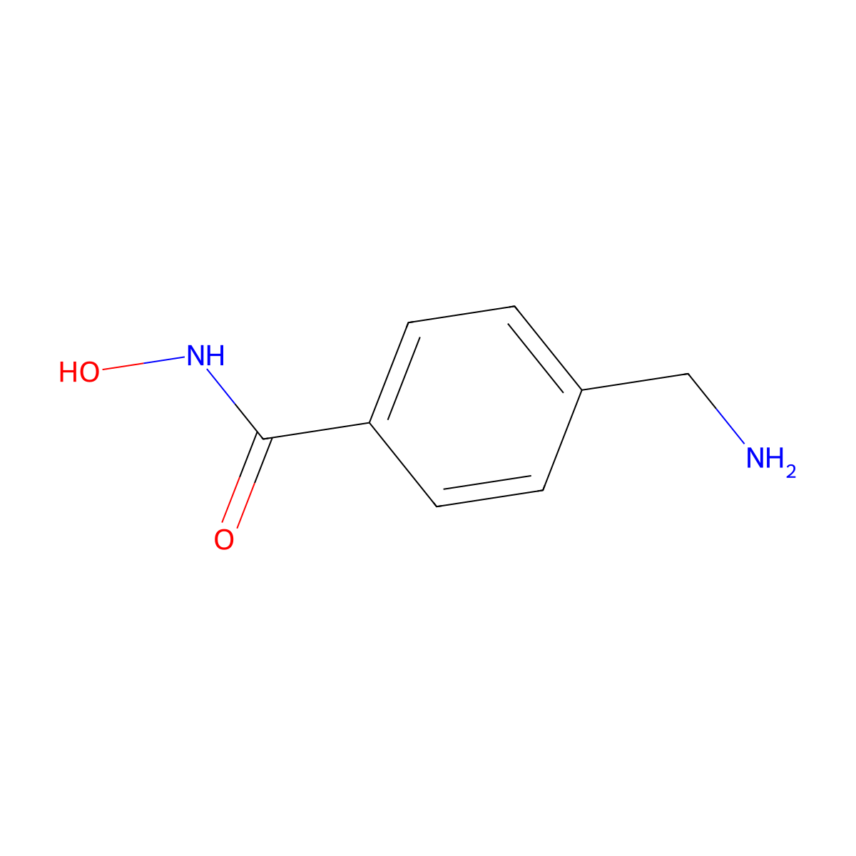 4-(aminomethyl)-N-hydroxybenzamide molecular structure, CAS 1143538-64-0