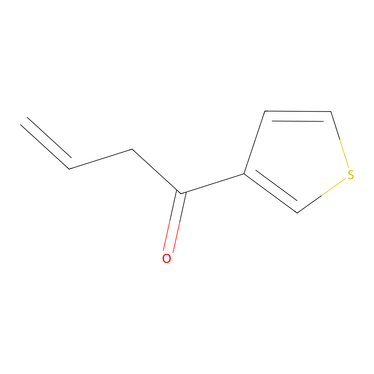 1-(Thiophen-3-yl)but-3-en-1-one molecular structure, CAS 114361-70-5
