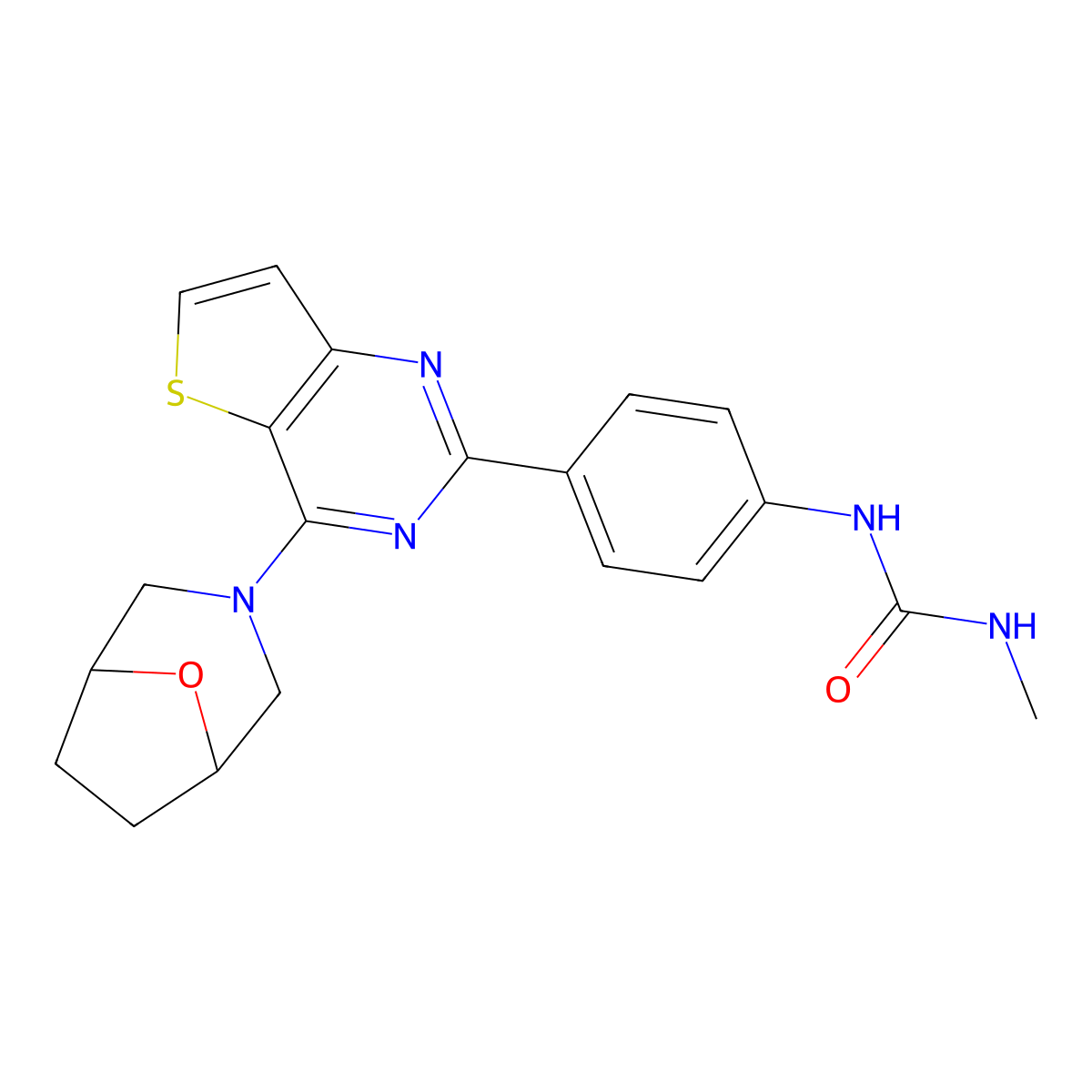 mTOR inhibitor 9a molecular structure, CAS 1144075-32-0
