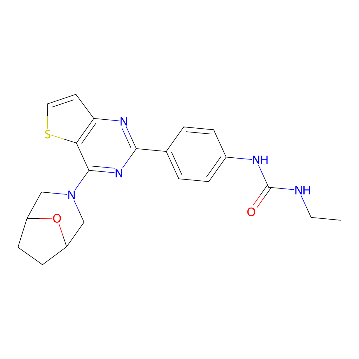 mTOR inhibitor 9b molecular structure, CAS 1144075-34-2
