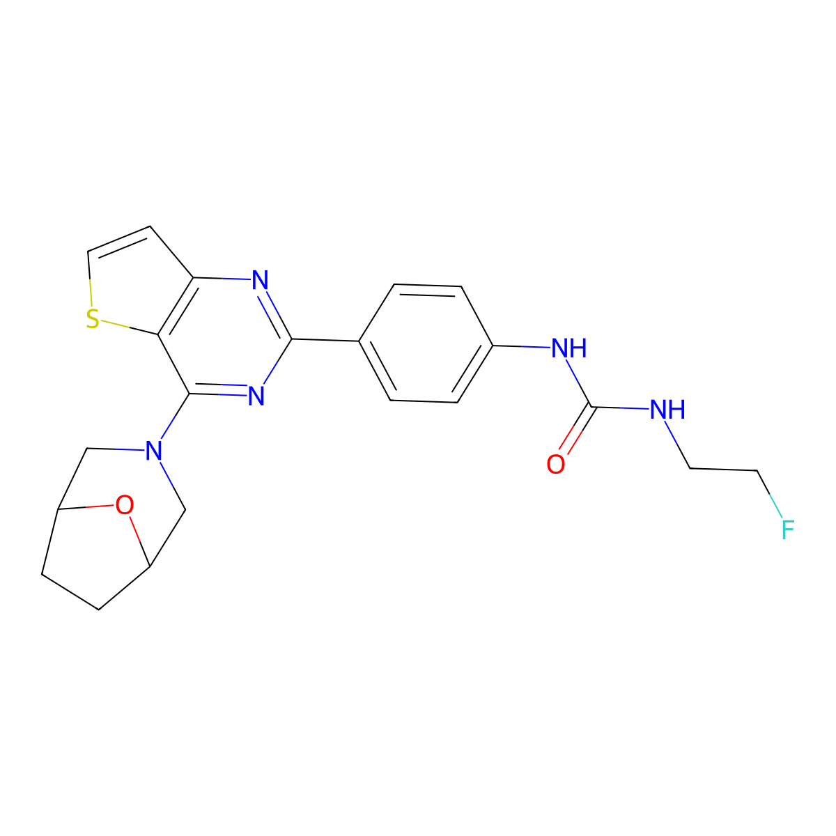 mTOR inhibitor 9c molecular structure, CAS 1144075-36-4