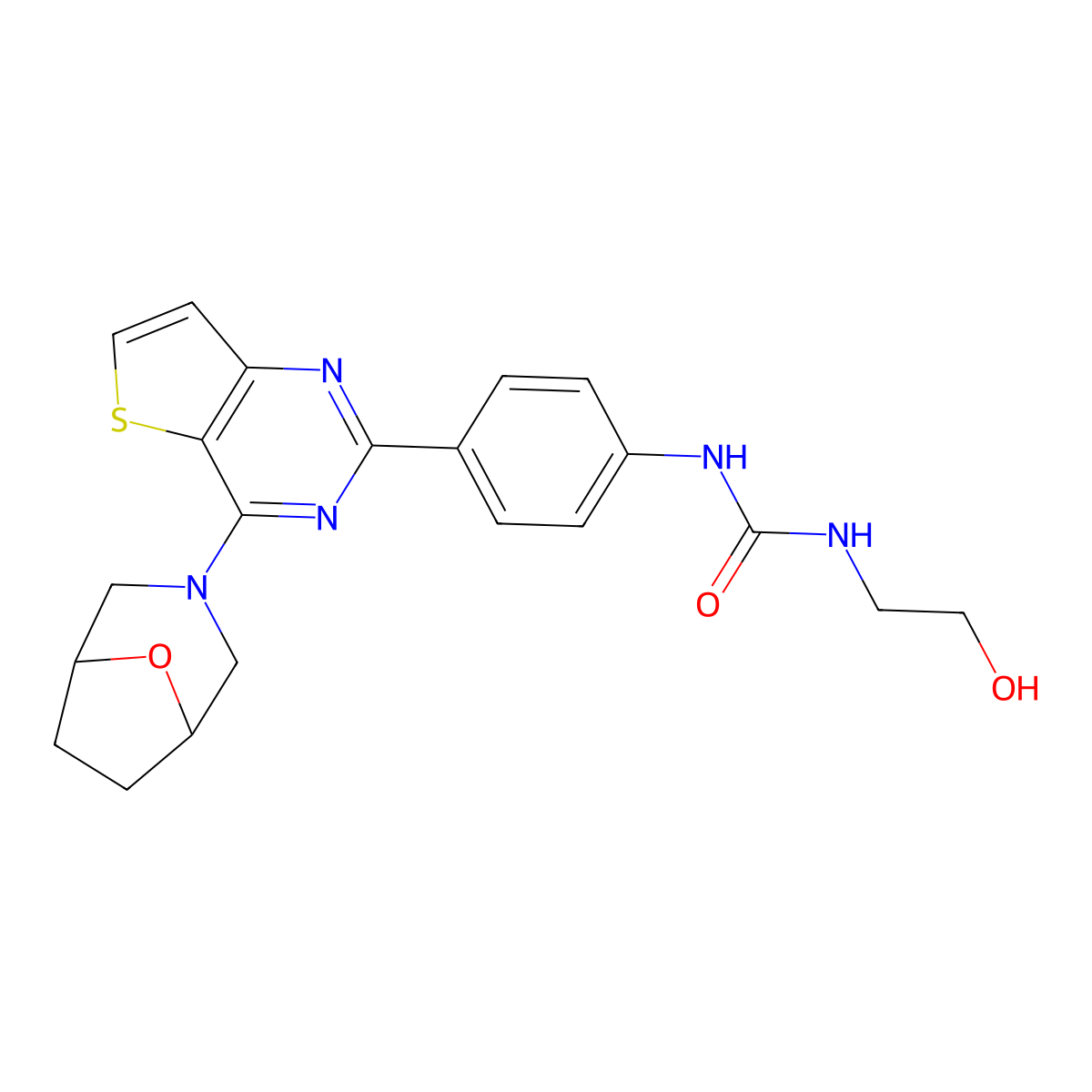 mTOR inhibitor 9d molecular structure, CAS 1144075-38-6