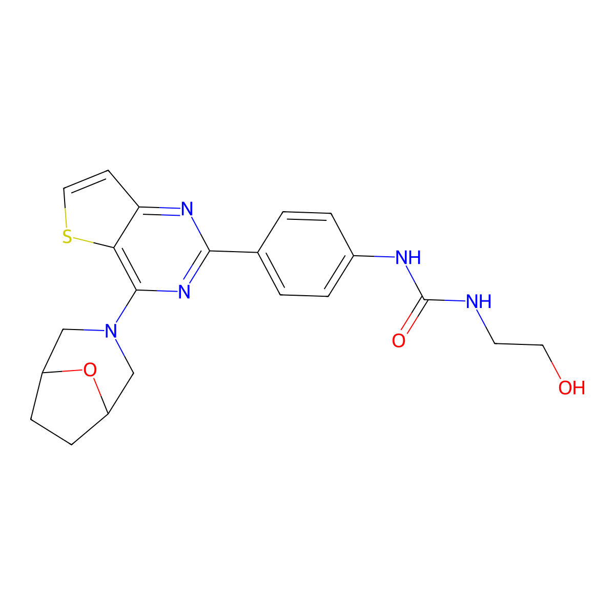mTOR inhibitor 9d molecular structure, CAS 1144075-38-6