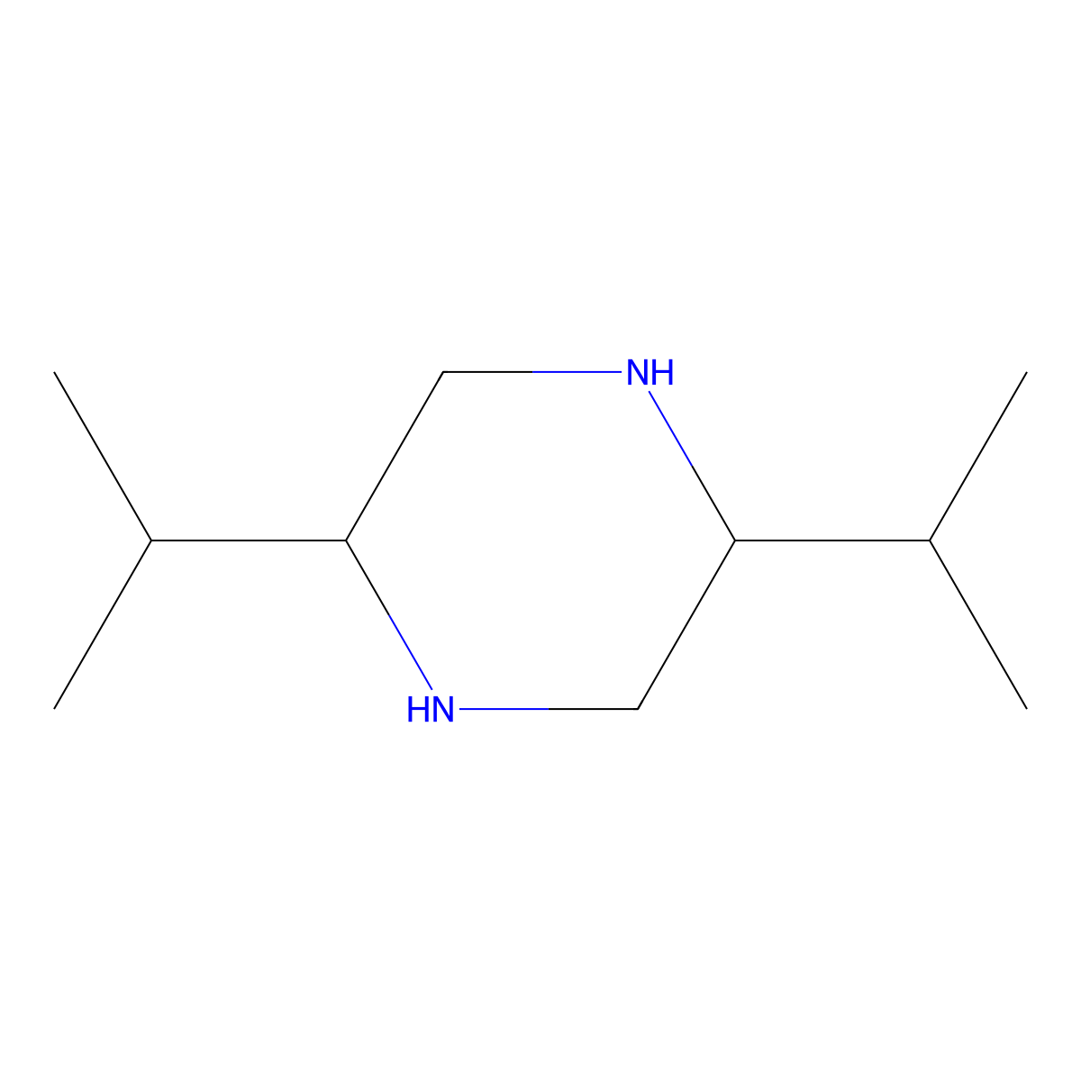 (2S,5S)-2,5-Bis(isopropyl)piperazine molecular structure, CAS 114409-91-5