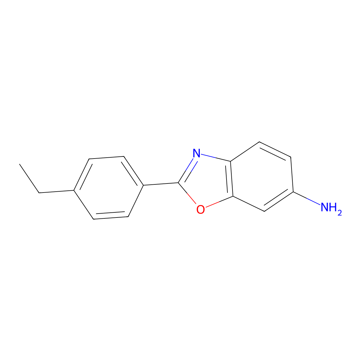 2-(4-Ethylphenyl)benzo[d]oxazol-6-amine molecular structure, CAS 1144108-22-4