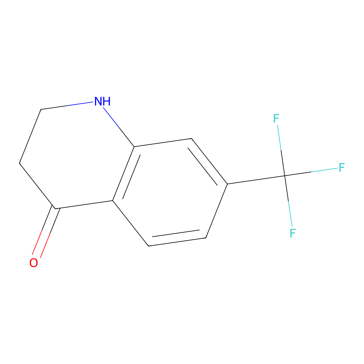 7-(trifluoromethyl)-2,3-dihydroquinolin-4(1H)-one molecular structure, CAS 114417-37-7