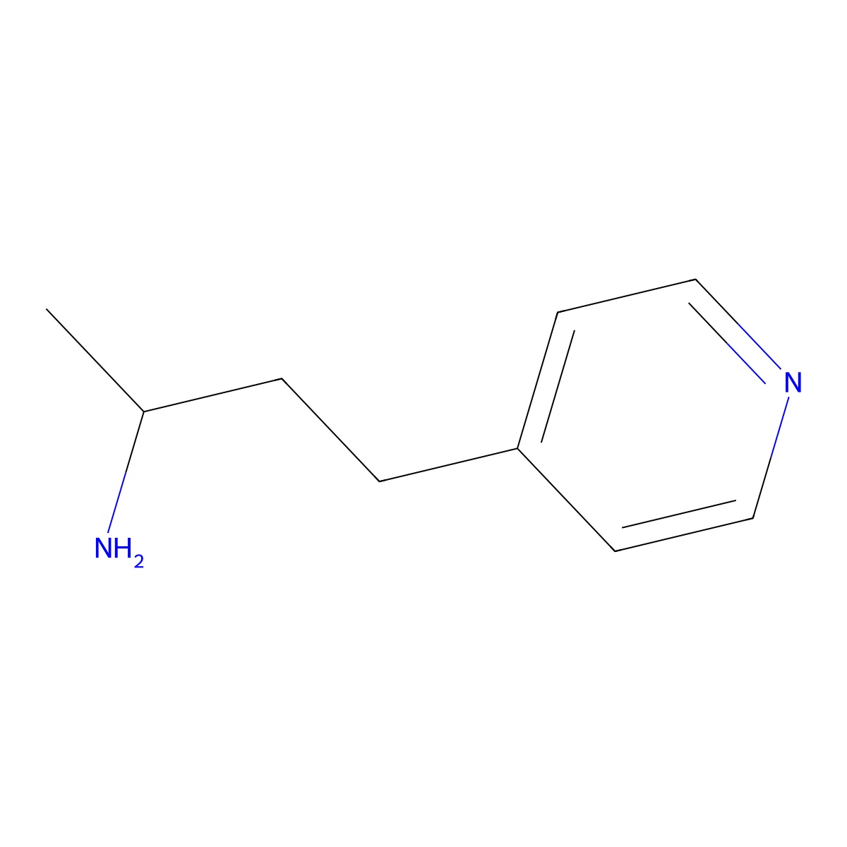 4-(Pyridin-4-yl)butan-2-amine molecular structure, CAS 114425-75-1