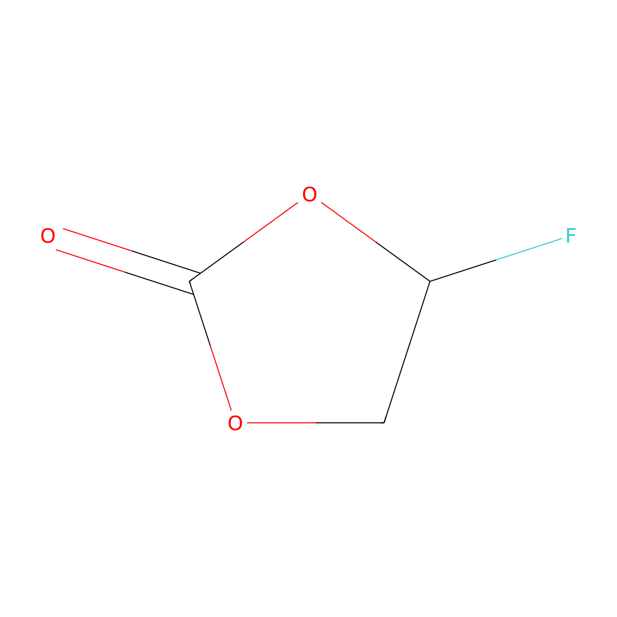 1,3-Dioxolan-2-one, 4-fluoro- molecular structure, CAS 114435-02-8