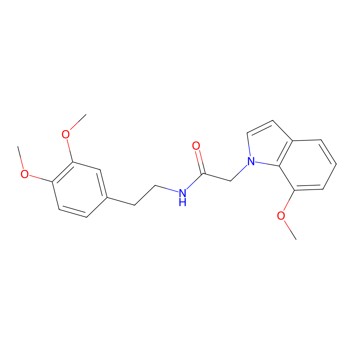 N-[2-(3,4-dimethoxyphenyl)ethyl]-2-(7-methoxy-1H-indol-1-yl)acetamide molecular structure, CAS 1144438-75-4